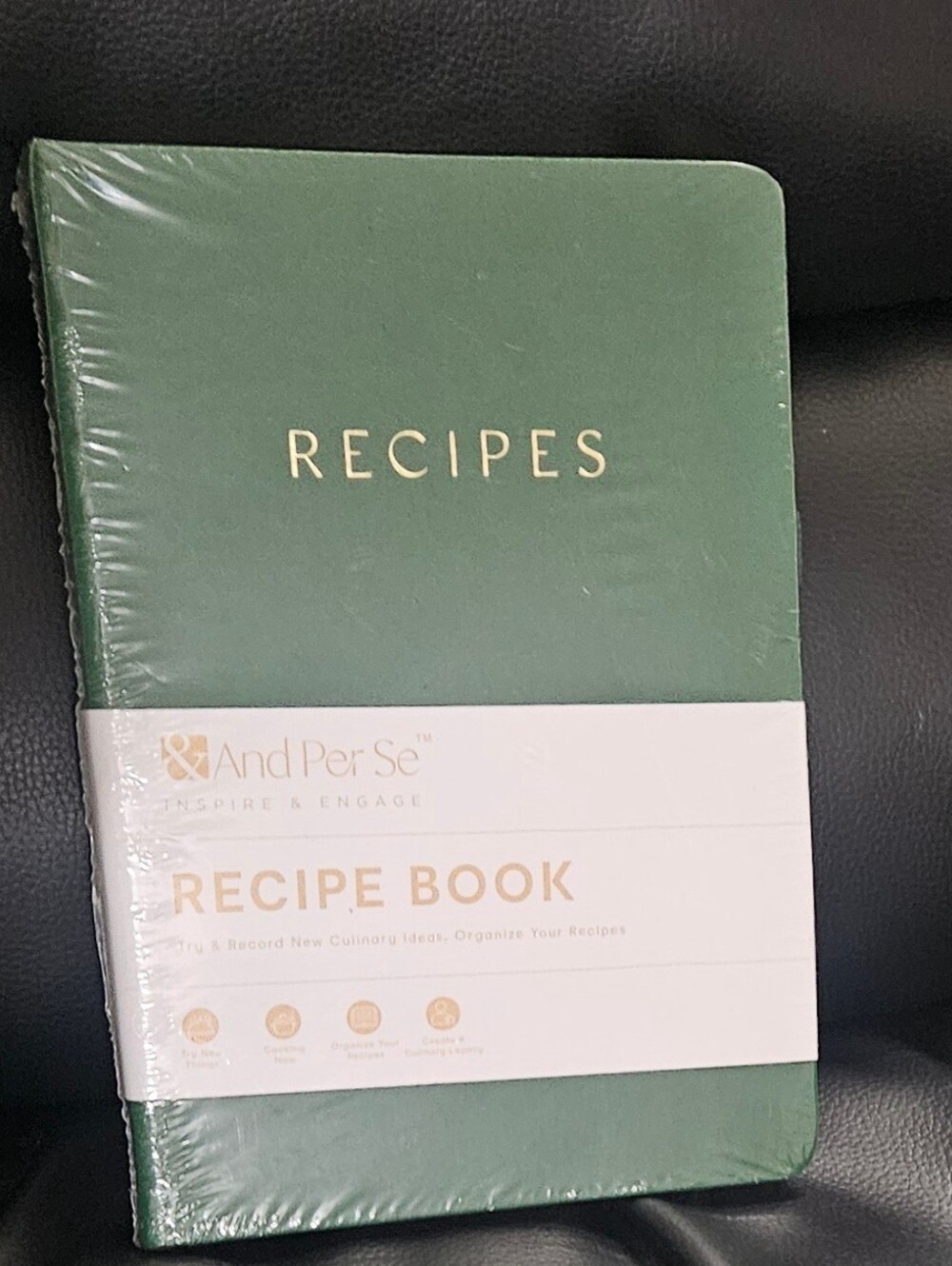&And Per Se Recipe Book to Write in Your Own Recipes, Blank Recipe Book
